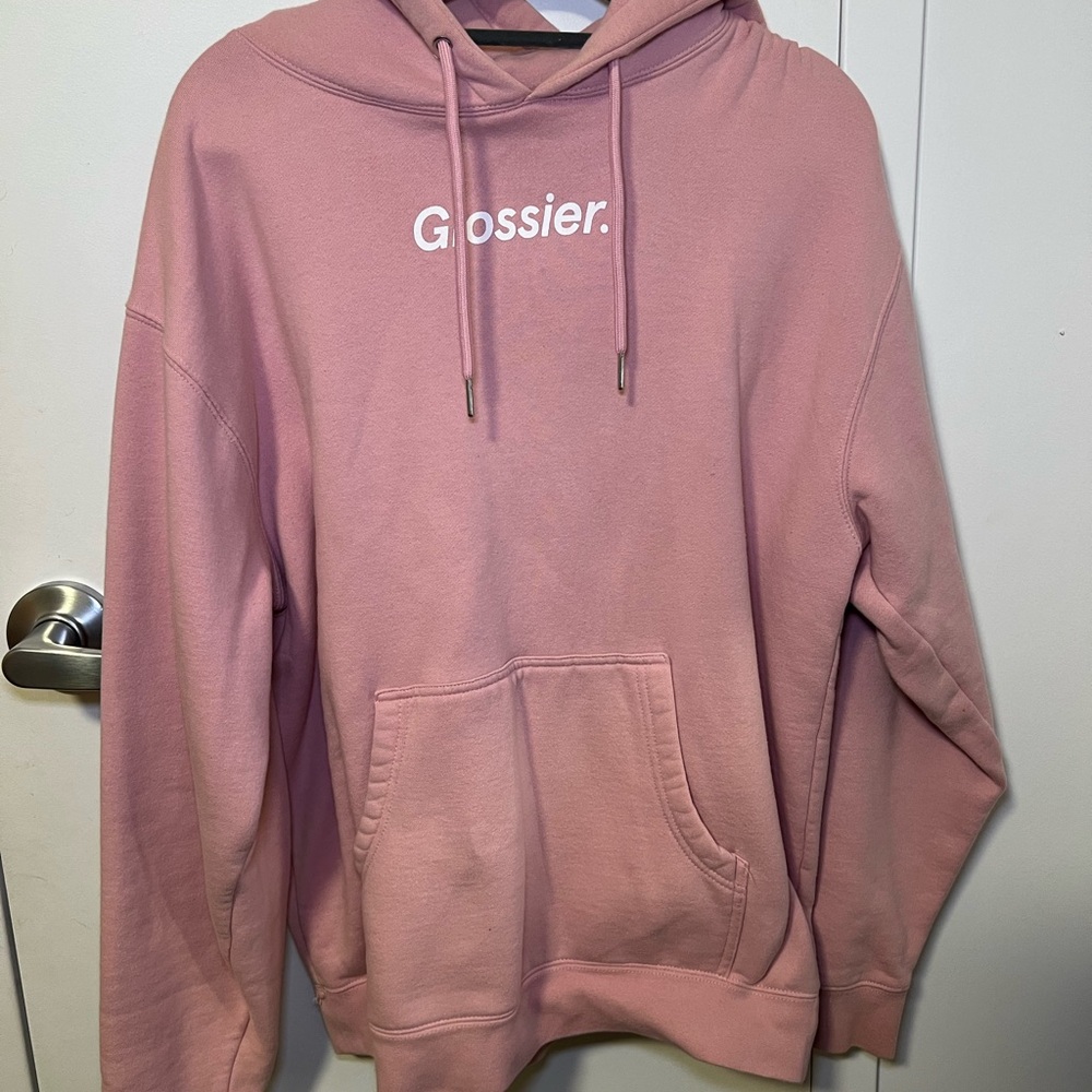 Glossier Pink Hoodie